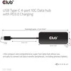Club 3D Club3D šakotuvas 1xUSB-C ir 4xUSB-C, 10Gbps prievadas, PD 3.0