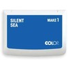 Colop antspaudų pagalvėlė 90x50mm COLOP MAKE1 155103 SILENT SEA/ruginė Mėlyna
