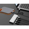 Carruzzo Conceptronic HUBBIES16G sąsajos šakotuvas USB 3.2 Gen 2 (3.1 Gen 2) Type-C 10000 Mbit/ai Pilka