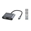Adapteris AV Conceptronic CONCEPTRONIC Dock USB-C->HDMI,VGA,USB3.0,100WPD 0.15m gr