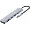 Adapteris AV Conceptronic CONCEPTRONIC Dock USB-C->HDMI,USB3.0,100WPD 7-in-1 0.25m gr