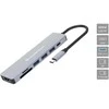 Adapteris AV Conceptronic CONCEPTRONIC Dock USB-C->HDMI,USB3.0,100WPD 7-in-1 0.25m gr