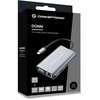 Adapteris AV Conceptronic CONCEPTRONIC dokas USB-C->HDMI,VGA,GbE,3xUSB3.0,100WPD0.25mgr