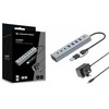 „Conceptronic“ „Conceptronic HUBBIES20GP“ koncentrinis USB 3.2 Gen 1 (3.1 Gen 1) Type-C 5000 Mbit/s Juoda