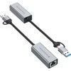 Adapteris USB Conceptronic USB-C - RJ-45 Pilka (ABBY08G)