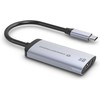 Adapteris USB Conceptronic ABBY23G USB-C - HDMI Sidabrinė (ABBY23G)