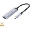 Adapteris USB Conceptronic ABBY23G USB-C - HDMI Sidabrinė (ABBY23G)