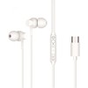Ausinės Conceptronic BRENDAN03W ausinės/komplektas słuchawkowy su laidu Douszny Połączenia/muzyka USB Type-C Baltas