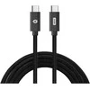 Kabelis USB Conceptronic USB-C - USB-C 1.2 m Juodas (ETTA03B12)
