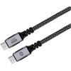 Kabelis USB Conceptronic USB-C - USB-C 1.2 m Juodas (ETTA07B12)