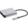 Conceptronic BIAN09G USB 3.2 Gen 2 Type-C kortelių skaitytuvas, pilkas
