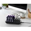 Conceptronic OZUL07B 160 W 7 prievadų USB PD įkrovimo stotelė, USB-C x 7, PD 3.0, skirta naudoti viduje, kintamoji srovė, 20 V, juoda