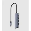 CUDY UH405 5 viename USB-C šakotuvas su HDMI 4K