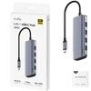 Cudy UH500 laptop dock/port replicator USB 3.2 Gen 1 (3.1 Gen 1) Type-C Pilkas, Sidabrinis
