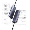„Raidsonic Icy Box“ kelioninis dokas 12 viename, 3 vaizdo išvestys (2 HDMI + 1 VGA) | IB-DK4062-CPD