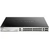 Šakotuvas D-Link DGS-3130-30PS/E L3 sukraunamas valdomas Gigabit PoE jungiklis, 24x PoE gigabit, 2x 10GBASE-T, 4x SFP+, 370W PoE