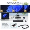 Stacja/replikator StarTech USB-C Doko stotelė dla trzech monitorów 140W Stacja ładująca dla MacBook Pro i Windows 4K 60Hz HDMI lub DisplayPort