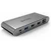 Wortmann TERRA MOBILE įkrovimo stotelė 770 USB-C dviejų ekranų įkrovimo stotelė kelionėms!
