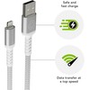 dbramante1928 - Įkrovimas - BRD kabelis - USB-A iki Lightning, 2,5 m - Baltas