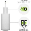 dbramante1928 - Įkroviklis - Sieninis įkroviklis GaN - 2x USB-C 25W EU - Baltas