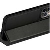 D Bramante dbramante1928 - Dėklas do telefonu Flip - recyklingowa skóra syntetyczna - juoda - fur Apple iPhone 13 Pro Max