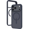 Dėklas dbramante1928 Grenen galinis dangtelis MagSafe, skirtas iPhone 17 Pro Max – mėlynas