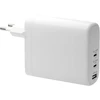 dbramante1928 - Įkrovimas - Sieninis įkroviklis GaN - USB-C 140W + 100W + 18W ES - Baltas