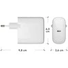 dbramante1928 - Įkrovimas - Sieninis įkroviklis GaN - USB-C 65W EU - Baltas