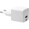 dbramante1928 - Įkrovimas - Sieninis įkroviklis GaN - USB-C+USB-A 30W+18W EU - Baltas