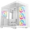 DeepCool CG530U 4F WH ATX Curved Glass Panoramic Case Baltas