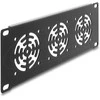Delock 10? 2 HE Rackblende für 3 Lüfter 60 x 60 mm dunkelgrau