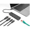 Karta jungiama į tinklą Delock DELOCK 10 Gbps USB Hub mit 2,5 Gigabit LAN Port und PD 85 W