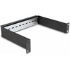 Delock 66897 - Rack rail - Juodas - Metal - 1U - 25.4 cm (10") - 180 mm