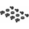 Delock 66898 - Rack rail - Juodas - Metal - 2U - 180 mm - 482 mm