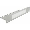 Delock 66537 - Cable management panel - Pilkas - Metal - 1U - 254 mm - 92 mm