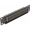 Delock 10? LWL Patchpanel 12 Port SC Duplex beige 1 HE juodas