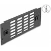 Delock 66986 - Vented blank panel - Juodas - Metal - 25.4 cm (10") - 88 mm - 25.4 cm