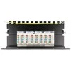 Delock 10? Patchpanel 8 Port Cat.6A 0,5 HE juodas