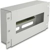 Delock 10? Schutzschalterleiste mit Abdeckung und Hutschiene 3 HE Metall grau