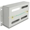 Delock 10? Schutzschalterleiste mit Abdeckung und Hutschiene 3 HE Metall grau