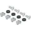 Delock 10? Schutzschalterleiste mit Abdeckung und Hutschiene 3 HE Metall grau