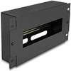 Delock 10? Schutzschalterleiste mit Abdeckung und Hutschiene 3 HE Metall juodas