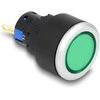 Delock 16 mm Kunststoff Signallampe grün / Lötversion