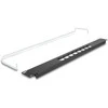 Delock 19? D-Typ Patchpanel mit Entlastungsschiene 8 Port mittig 1 HE juodas