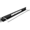 Delock 19? D-Typ Patchpanel mit Entlastungsschiene 8 Port mittig 1 HE juodas