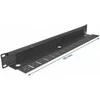 Delock 66846 - Cable management panel - Juodas - Metal - Nylon - 1U - 48.3 cm (19") - 77 mm