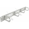 Delock 66543 - Cable management panel - Pilkas - Metal - 1U - 486 mm - 63 mm