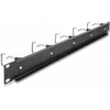 Delock 19? Kabelmanagement Rangierpanel mit 5 Metallbügel 1 HE juodas