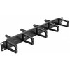 Delock DeLOCK 66850, Cable management panel, Juodas, Metal, Plastic, 1U, China, 48.3 cm (19")