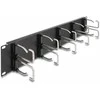 Delock 19? Kabelmanagement Rangierpanel mit 10 Metallbügel 2 HE juodas